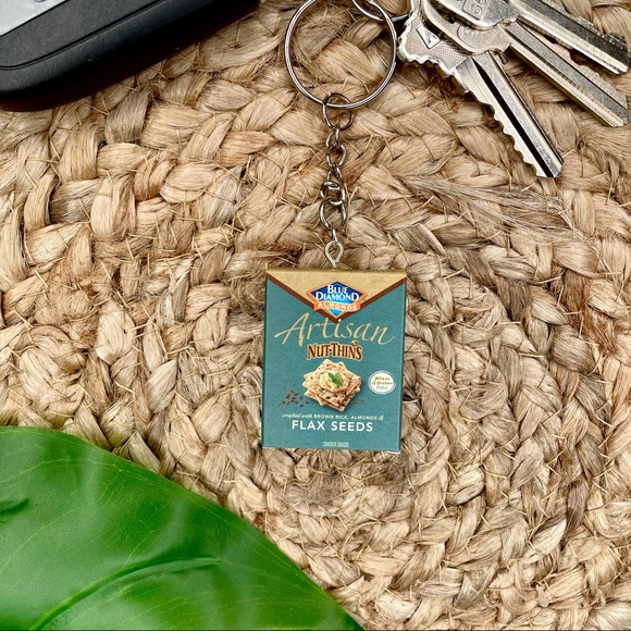 Artisan Nut-Thin Keychain | Handmade | Mini Brands | Quirky | Fun | NWOT - Picture 8 of 15